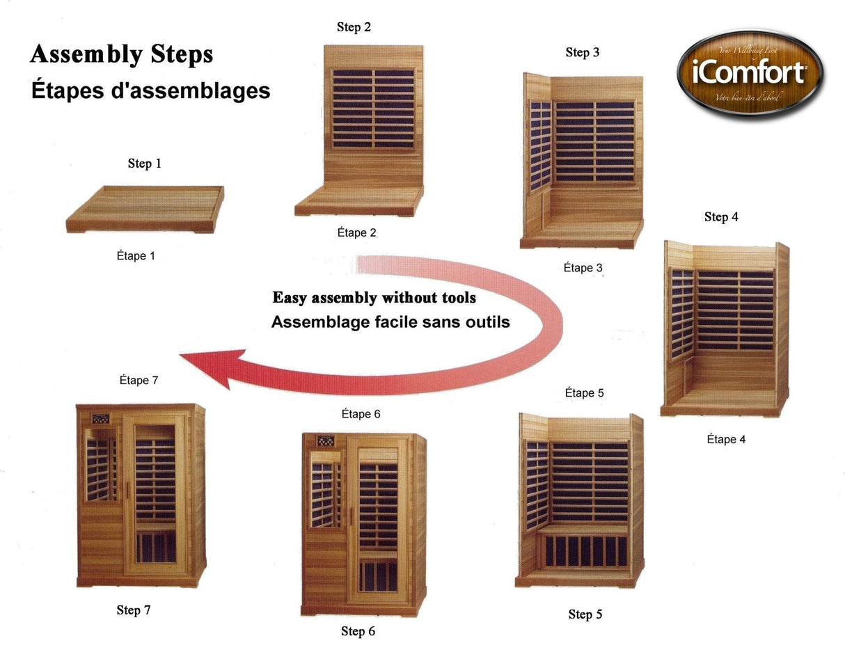 *LIMITED QUANTITY*-SPECIAL BUY-Westinghouse sauna 2-3 person infrared-WES43-1700-Low EMF, NO DISCOUNT CODES ALLOWED