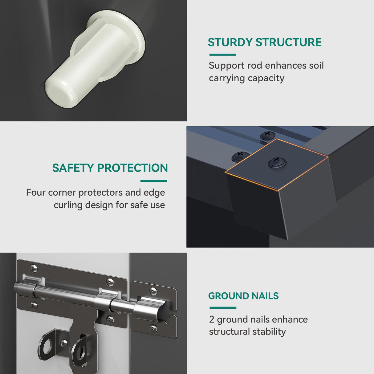 6' x 4' Outdoor Storage Heavy Duty Large Shed