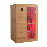 *Best Seller* - Mega Sale-Bonus Free Red Light Therapy-Costway-2-3 Person 3D Premium Infrared Sauna With PureTech Carbon Panel Low EMF-Chromotherapy- #1 Selling Sauna In North America