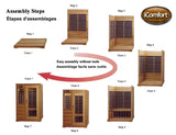 *LIMITED QUANTITY*-SPECIAL BUY-Westinghouse sauna 2-3 person infrared-WES43-1700-Low EMF, NO DISCOUNT CODES ALLOWED